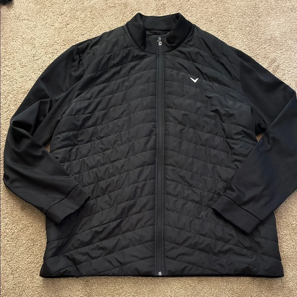 Callaway Men's Quilted Black Lightweight Jacket size XXL